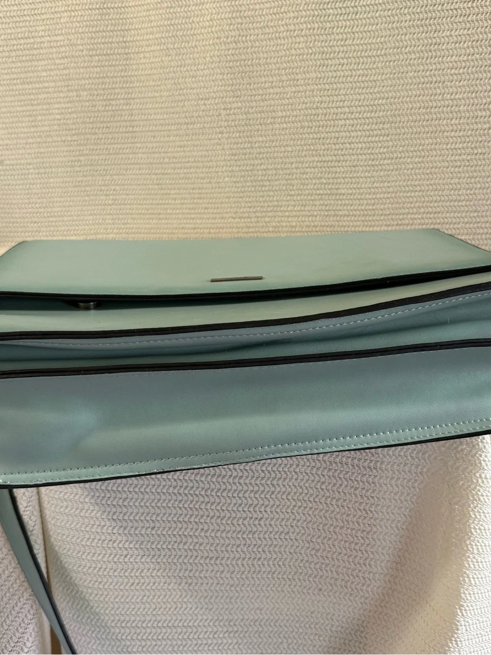 Simply Noelle light blue laptop briefcase messenger bag 16 inch